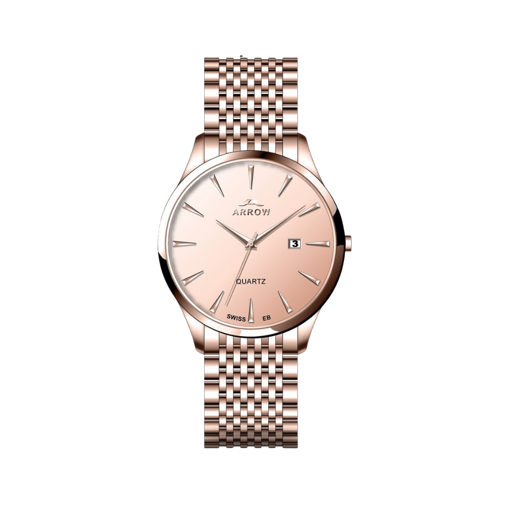 Arrow Men’s Analog Display | Stainless Steel Strap | With Color Variations (5901)-KYAMSTORE