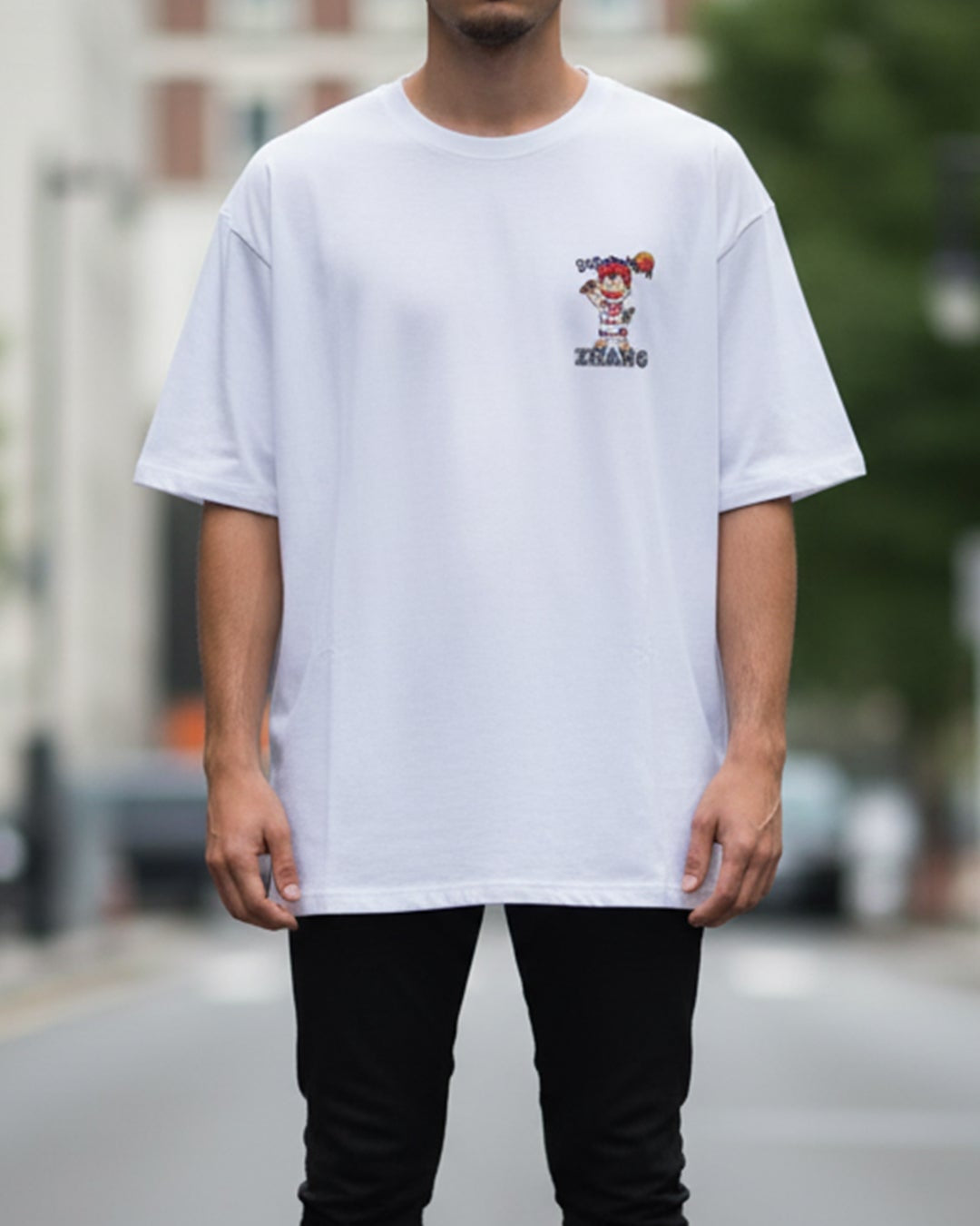 قطعة واحدة - تيشيرتات رجالية أنيقة مطبوعة - (مقاس كبير)