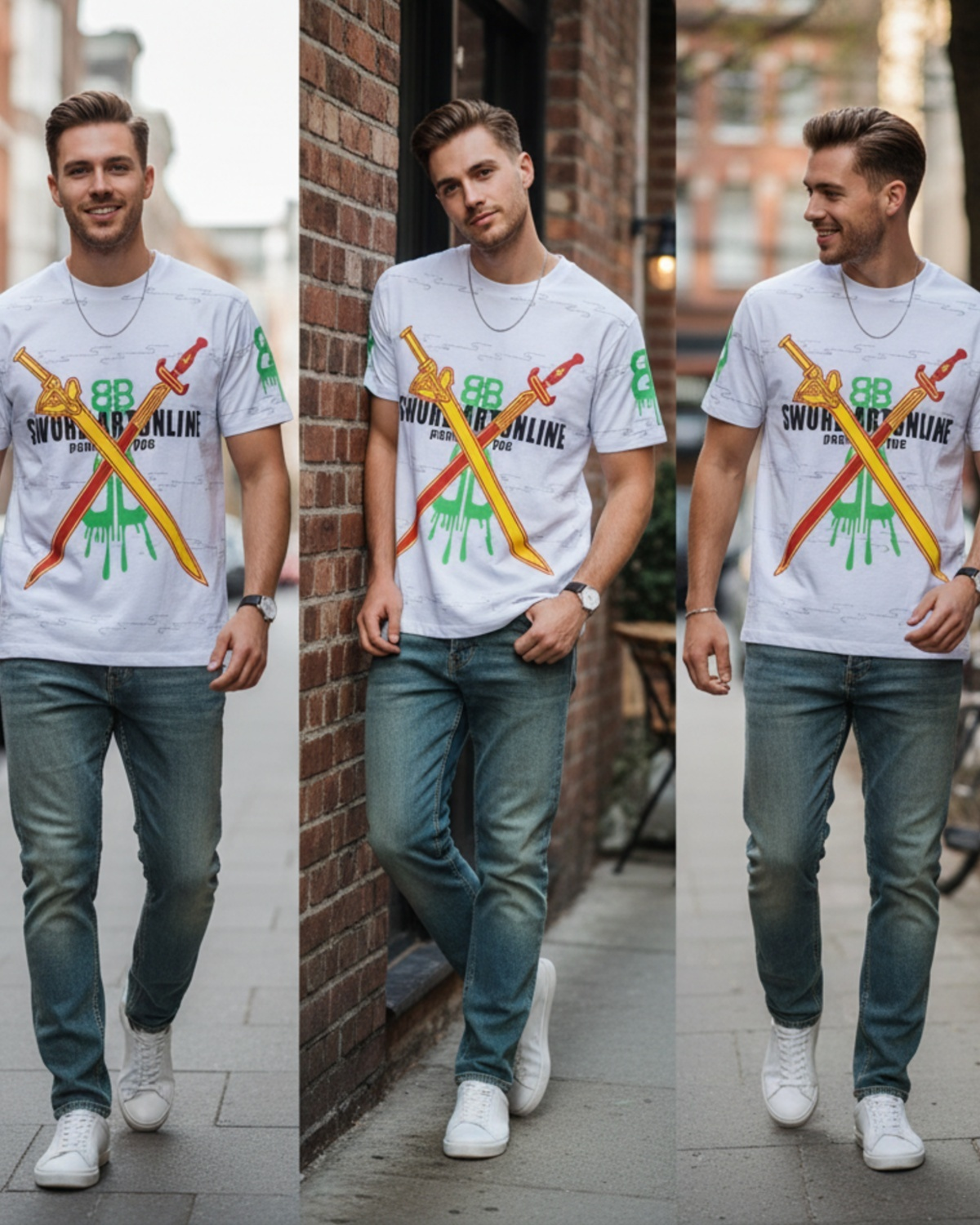 Stylish Custom Printed T-Shirt - Bold Graphic Print Tee