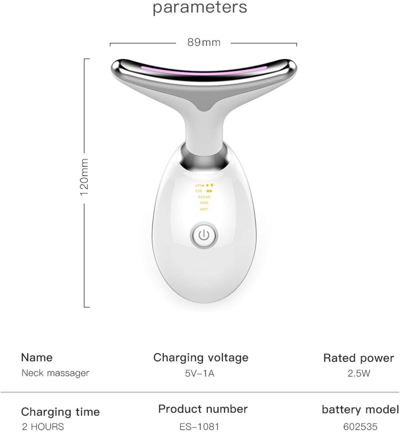 Beauty Massage Instrument Ems Thermal Neck Facial Lifting Face Skin Tighten Electric Micro-Current Wrinkle Remover Tools A