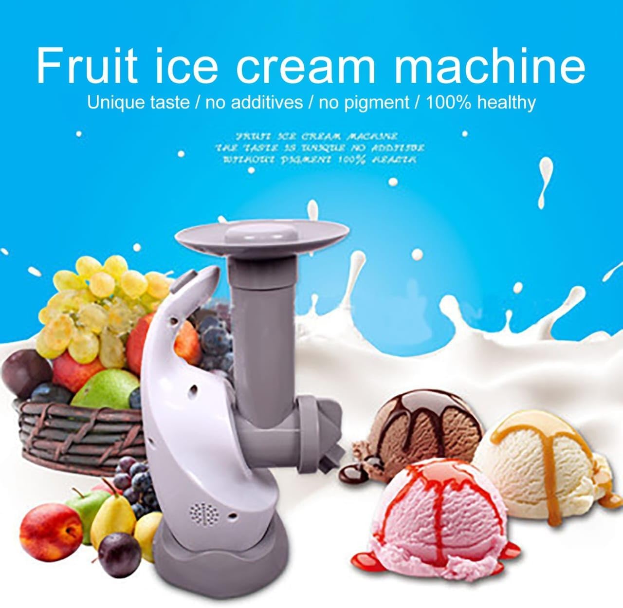 Fruit Ice Cream Maker | Delivery: 2 to 3 business days | Limited stocks available | Hurry before Sold Out