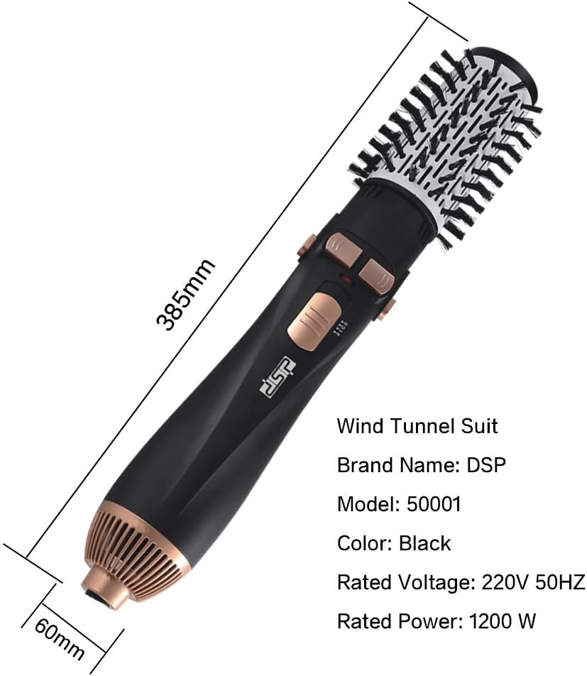 50001 Electric Brush with Air & Rotating Head for Straightening 1200W Black