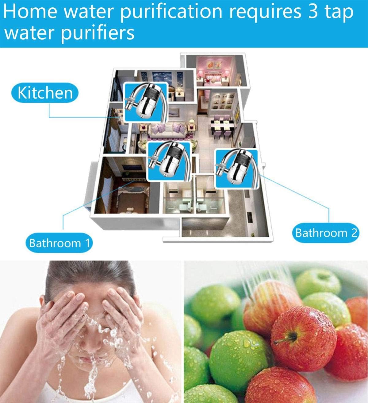 Water Filter Stainless-Steel Reduce Chlorine High Water Flow Faucet | Delivery: 2 to 3 business days | Limited stocks available | Hurry before Sold Out