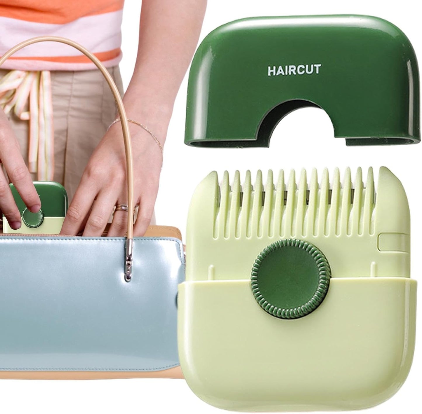 مشط تخفيف الشعر ذو حافتين