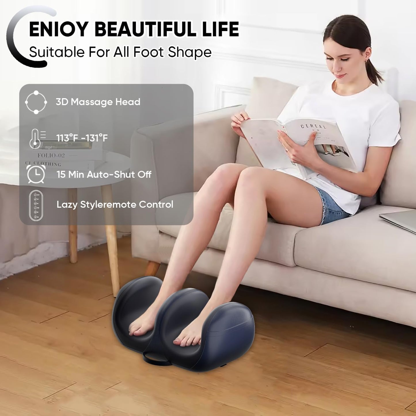 Foot Massager Electric Foot Massager with Heat | Delivery: 2 to 3 business days | Limited stocks available