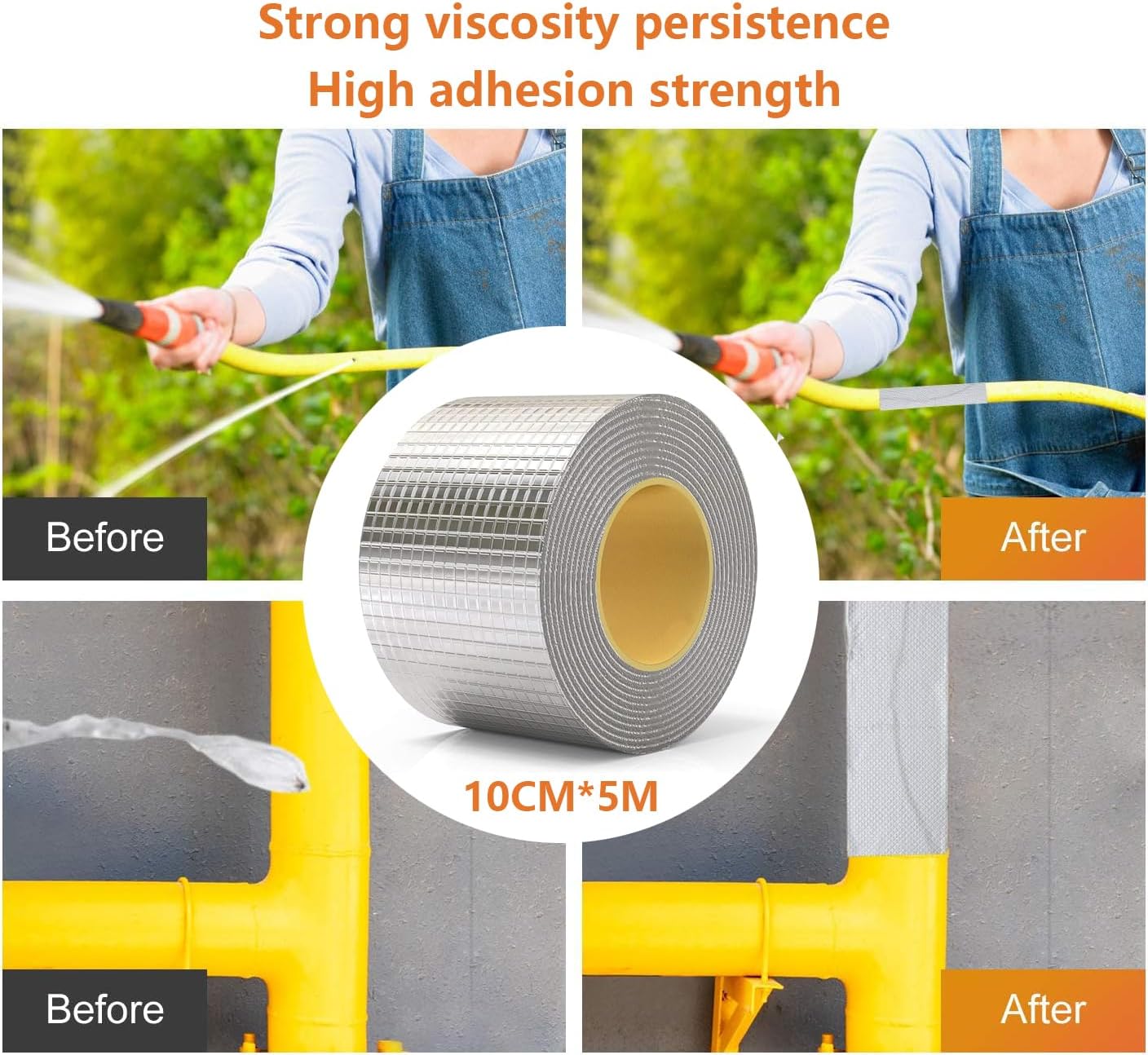 Waterproof Patch Duct Tape, Super Waterproof Leak Strong Adhesive Tape