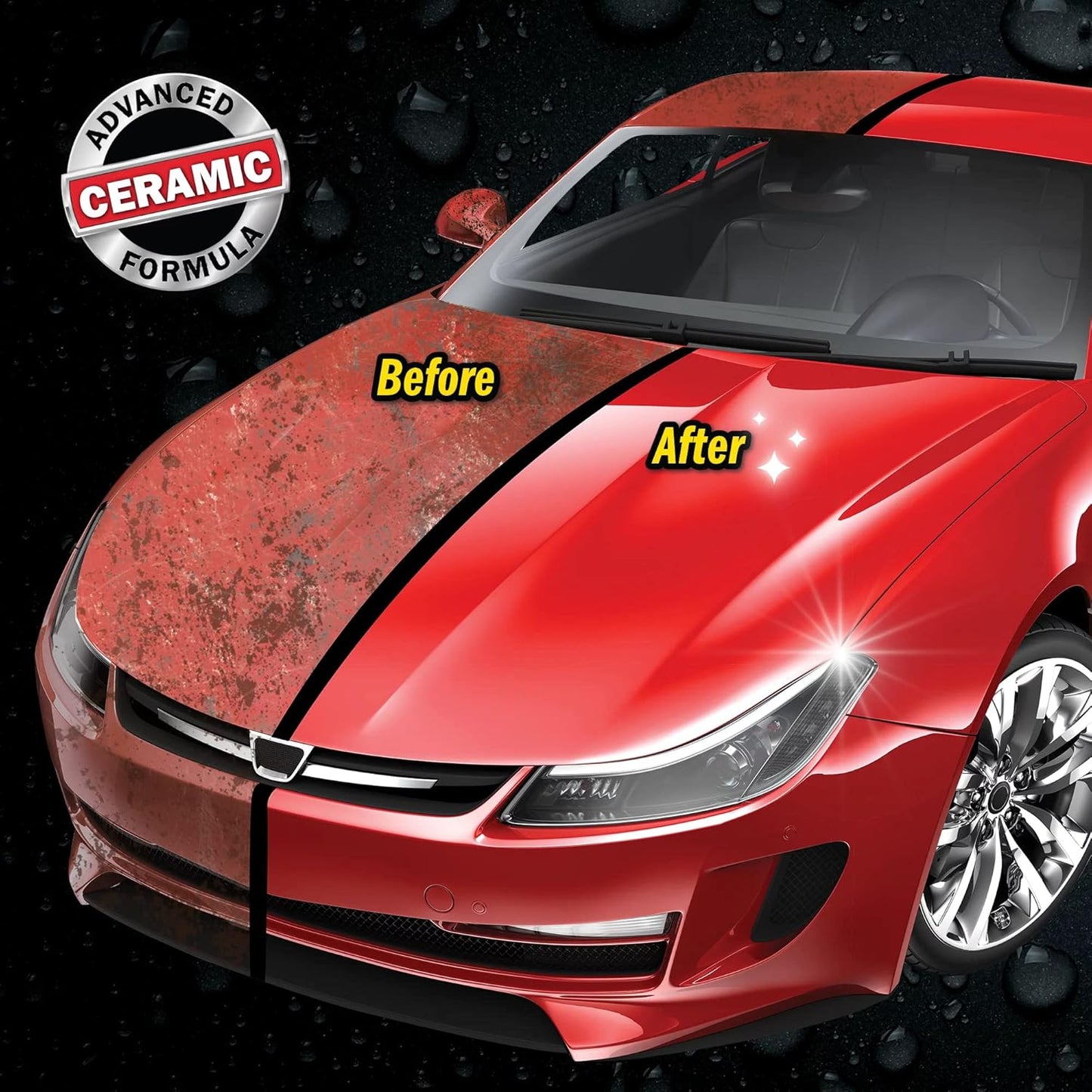 Ceramic Coating Fortify Quick Coat Car Wax Polish Spray Waterless Wash & Wax Hydrophobic Top Coat Polish & Polymer Paint