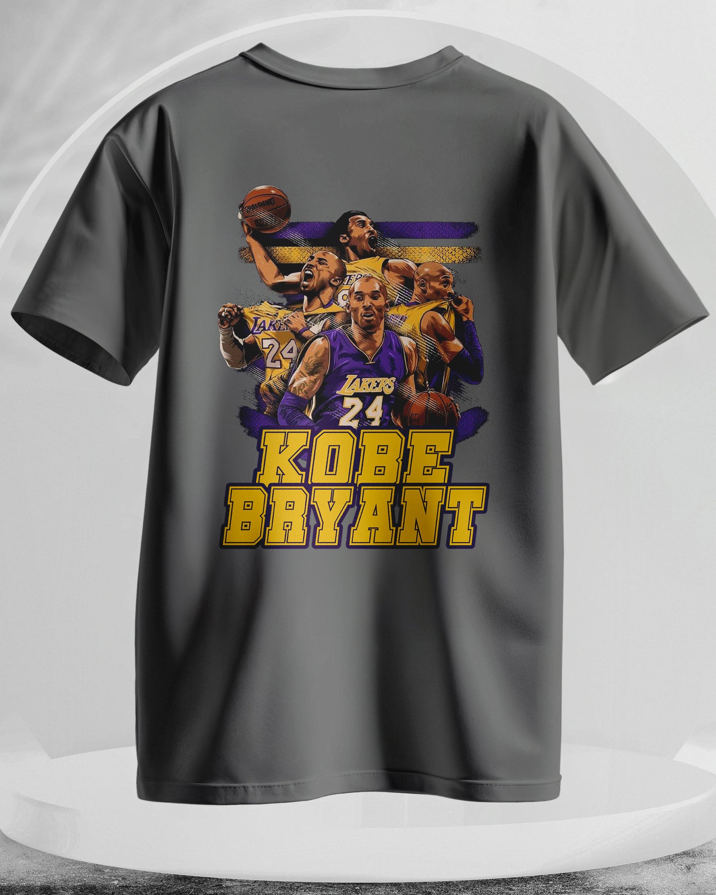 COBE BRYANT - Men Stylish Back Printed T-Shirts – (Regular)