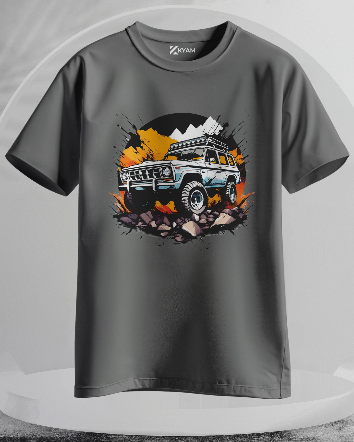 Offroad Mania- Men Stylish Printed T-Shirts – (Regular)