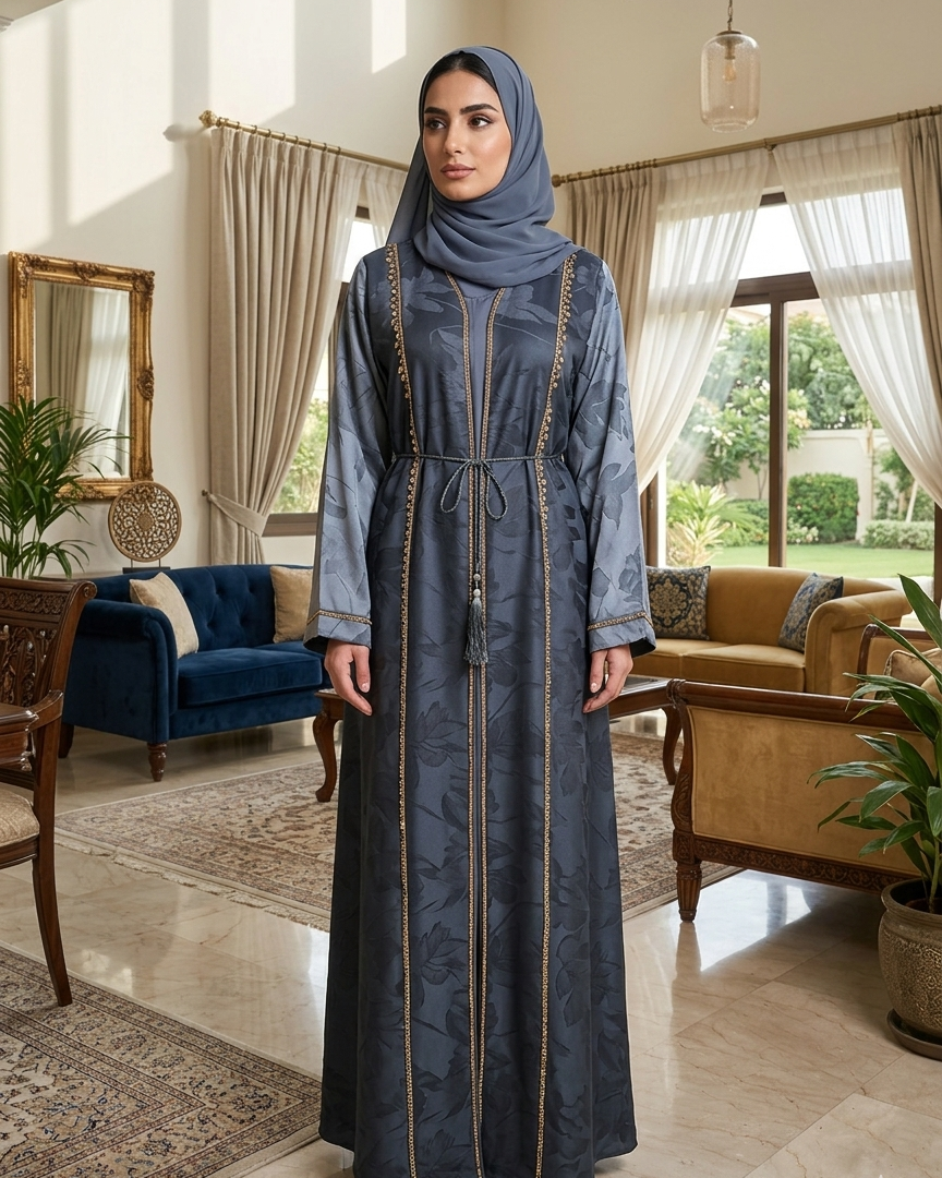 عباية عصرية من خامة ندى الفاخرة - إطلالة يومية فاخرة مستوحاة من دبي