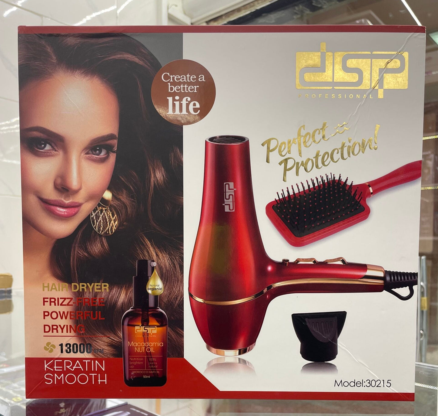 Professional 1300 Watt Salon Hair Dryer DSP Model 30215 (Original)