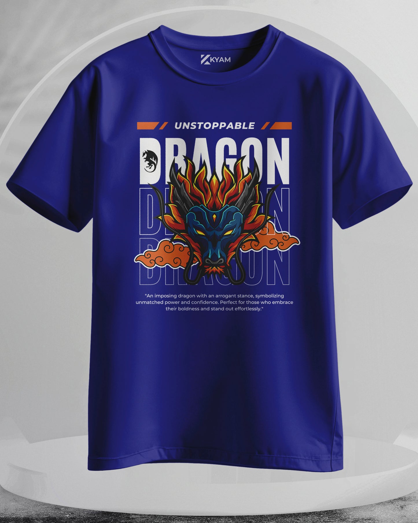 Unstoppable Dragon - Men Stylish Printed T-Shirts – (Regular)