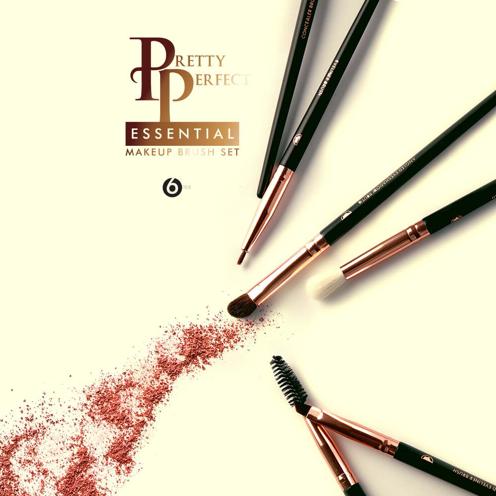 Character Pretty Perfect 6 Pieces Brush Set - PPB001-KYAMSTORE