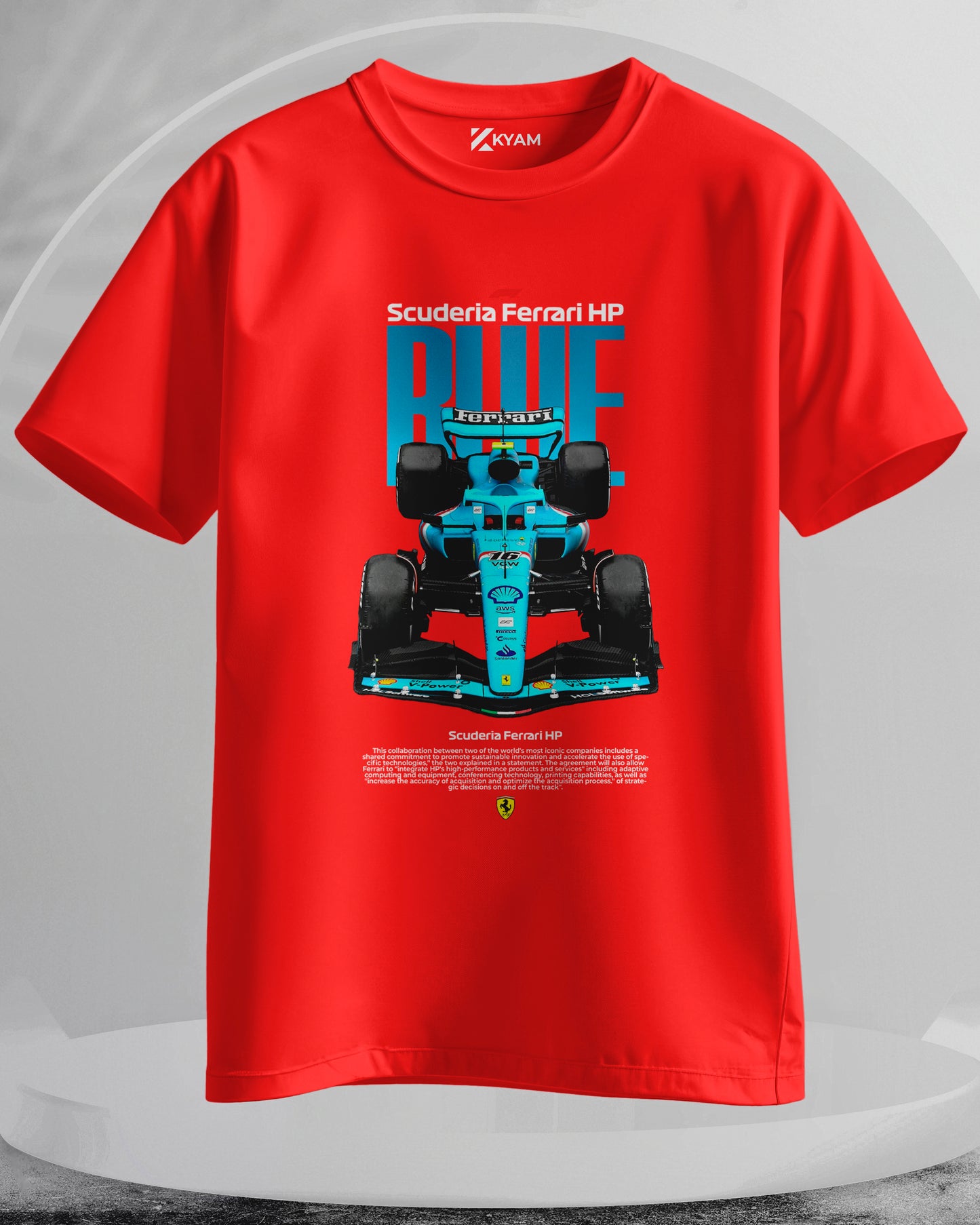 Scuderia Ferrari HP F1 - Men Stylish Printed T-Shirts – (Regular)
