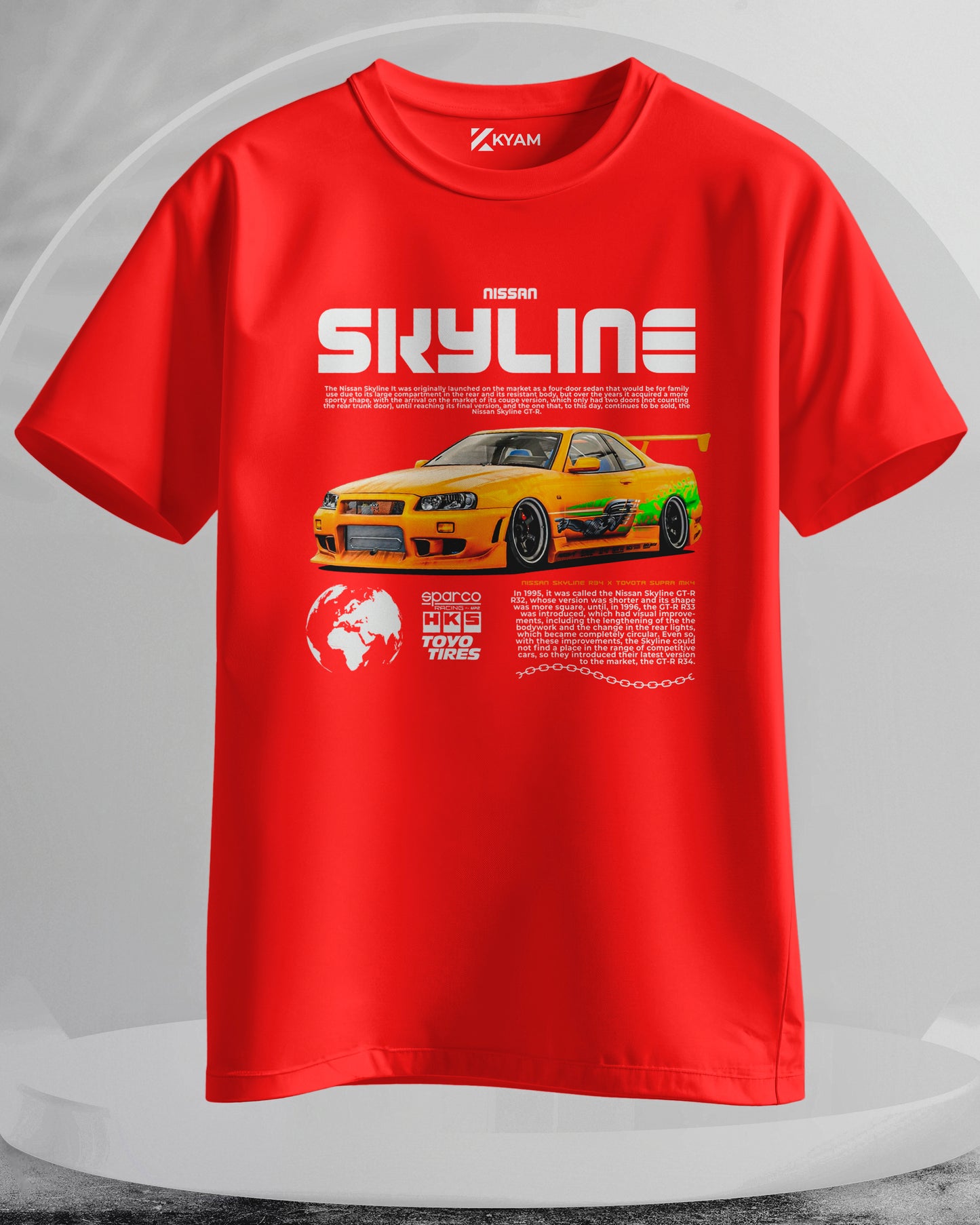 Nissan SKYLINE - Men Stylish Printed T-Shirts – (Regular)