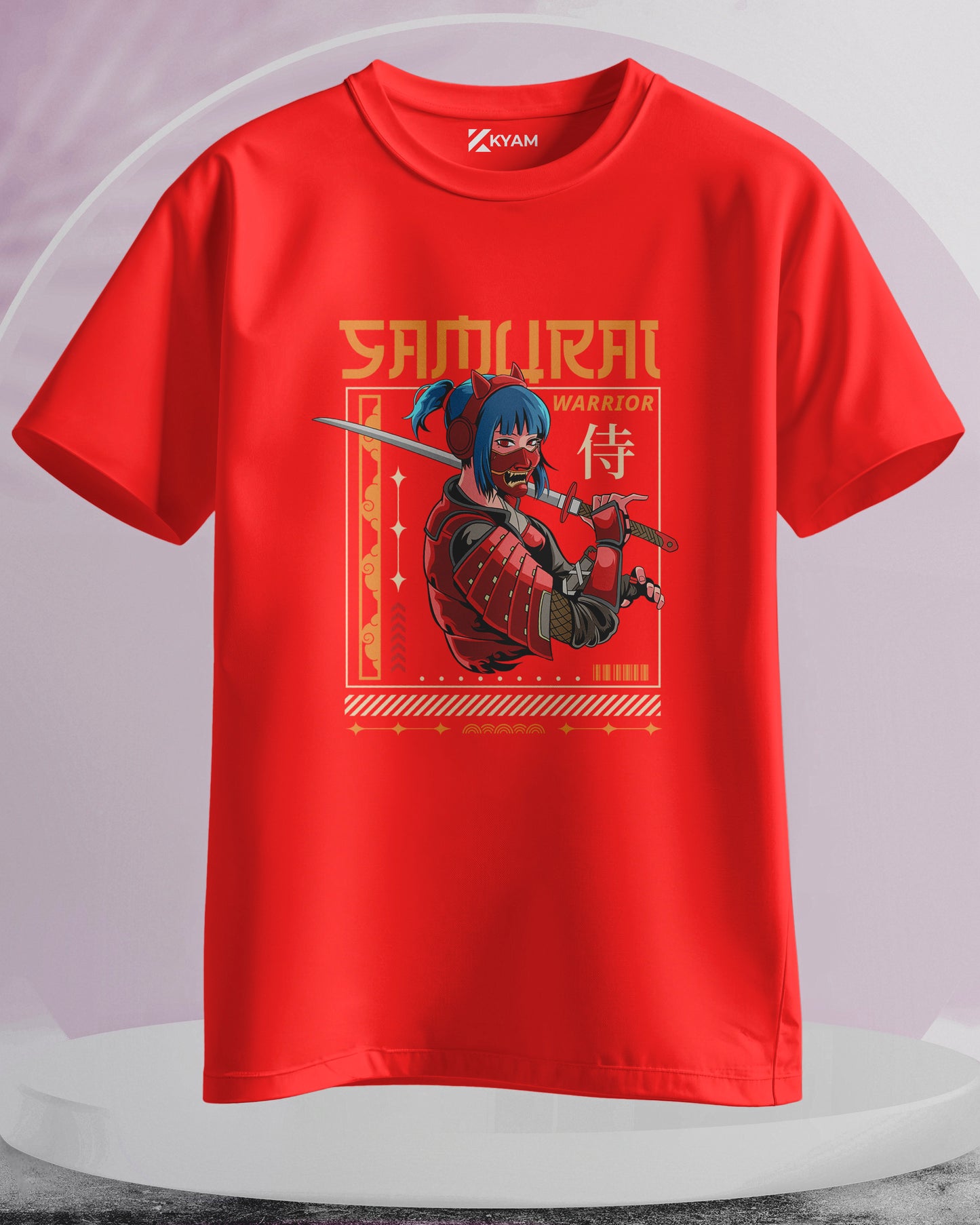 Samurai Warrior - Women Stylish Printed T-Shirts – (Regular)