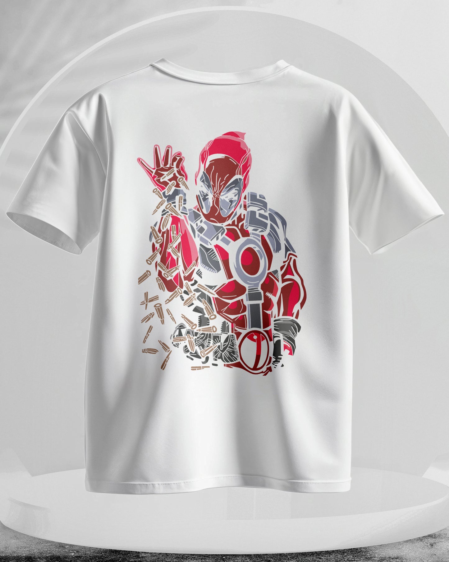 Deadpool - Men Stylish Back Print Printed T-Shirts - (Oversized)