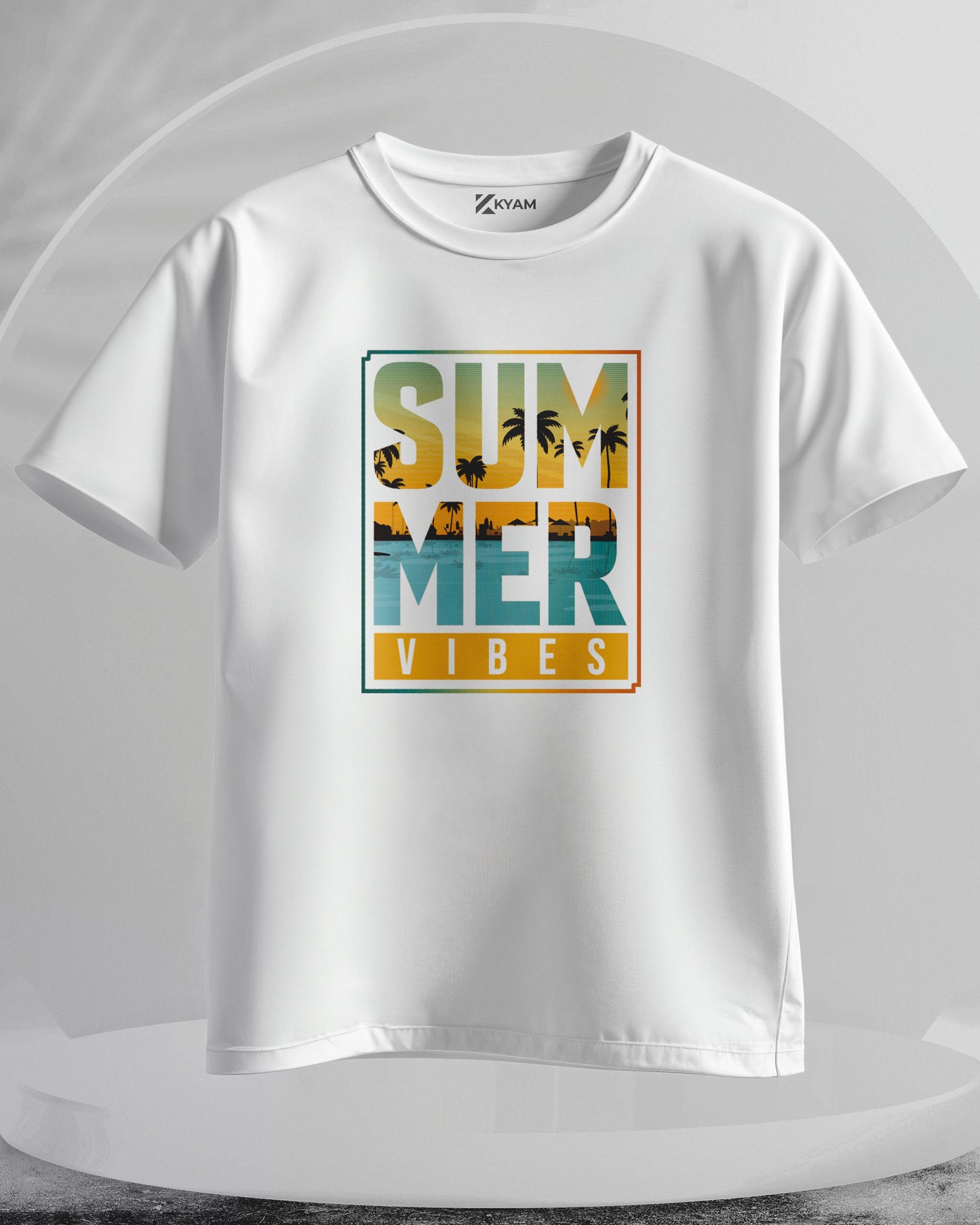 Summer Vibes - Men Stylish Printed T-Shirts - (Oversized)