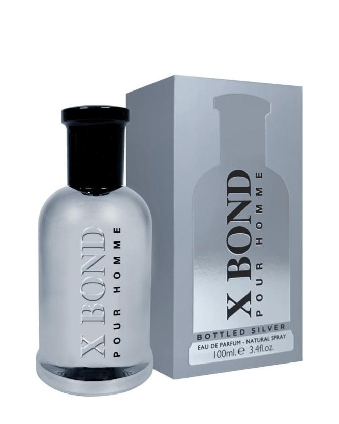 X Bond Bottled Silver for Men EDP 100ml