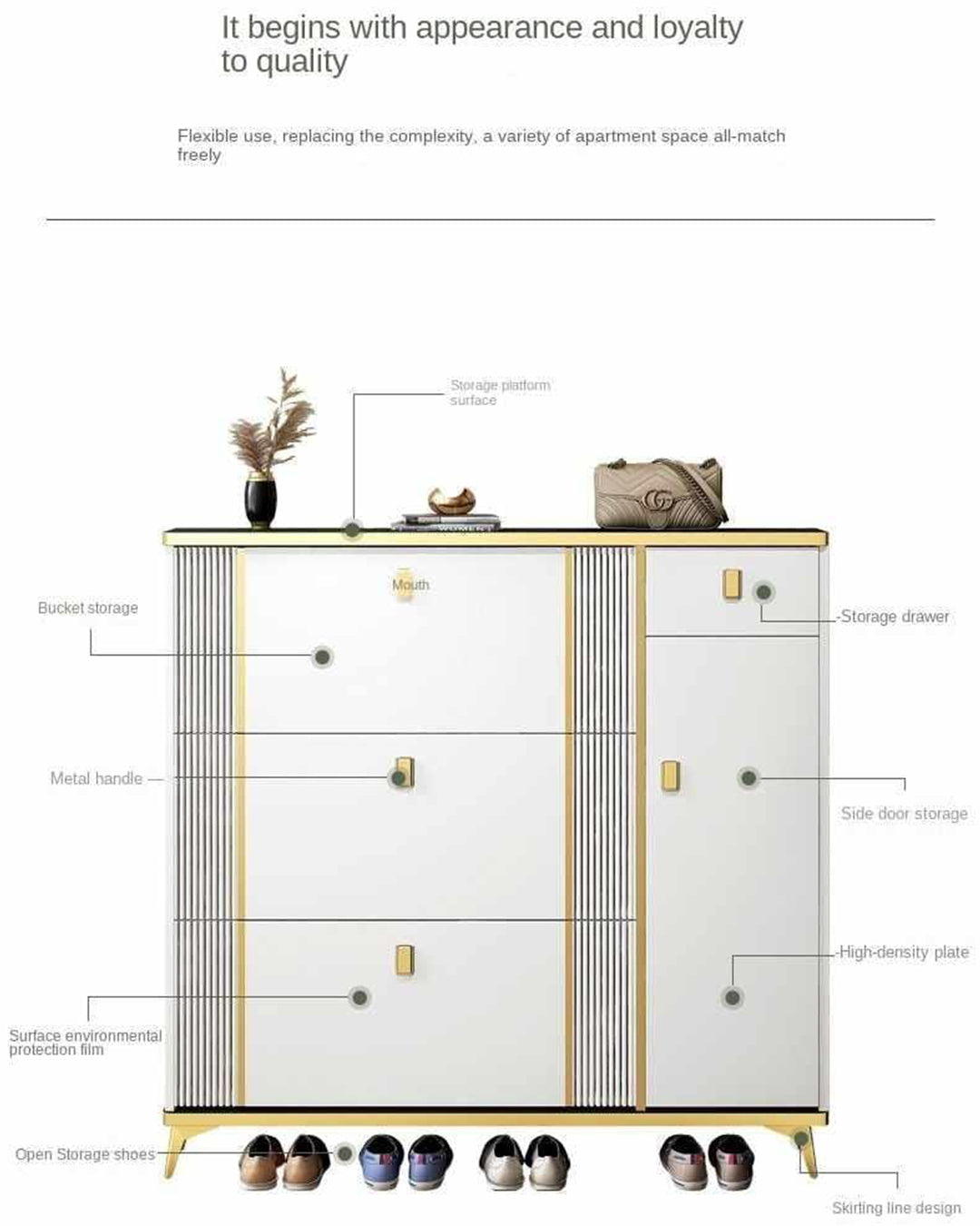 Modern Ultra Thin Shoe Cabinet | Delivery: 2 to 3 business days | Limited stocks available | Hurry before Sold Out
