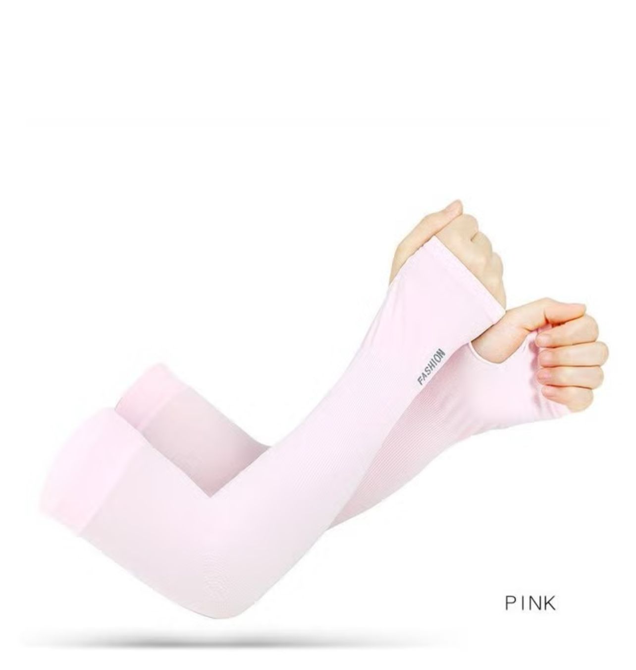 UV Protection Cooling Arm Sleeves with Thumb Hole - Breathable Sun Block Hand Cover (4Pcs)