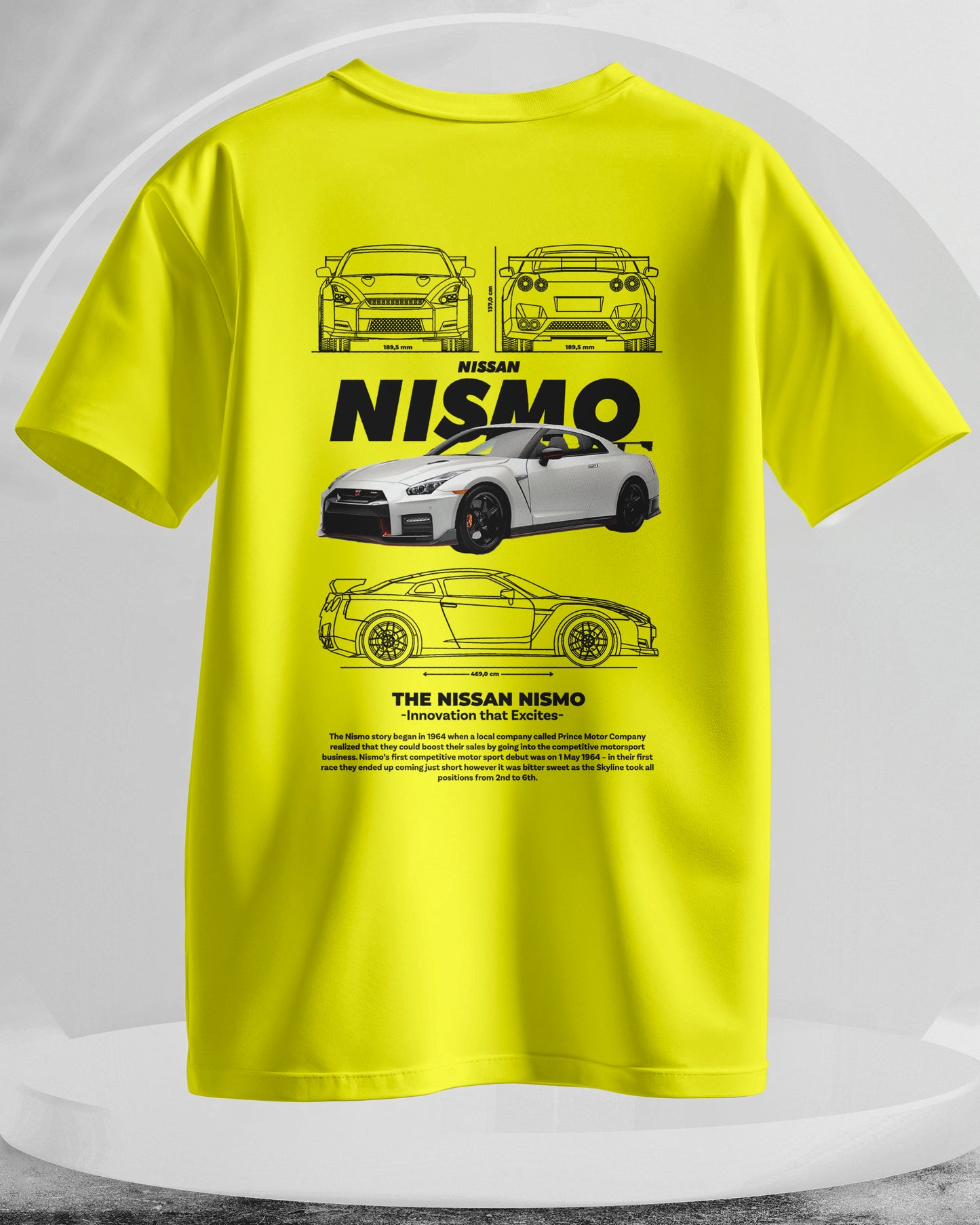 Nissan Nismo - Men Stylish Back Printed T-Shirts – (Regular)