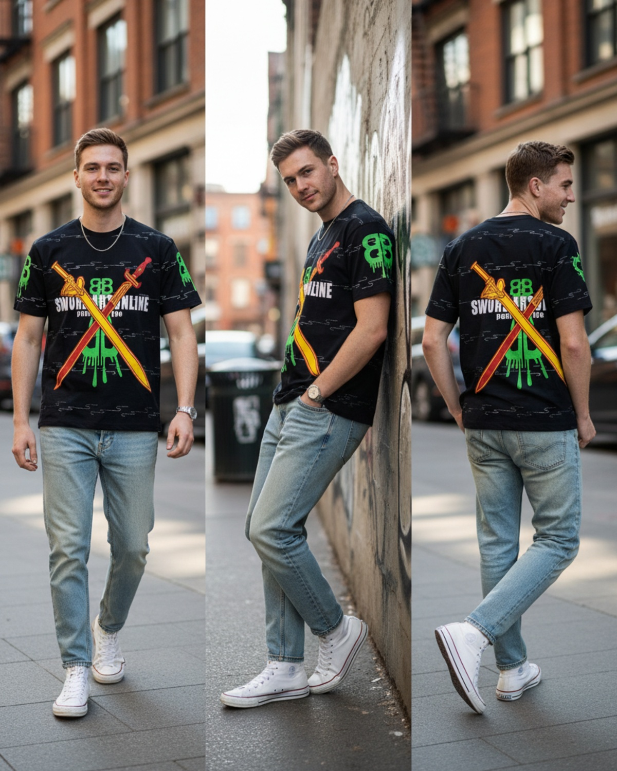 Stylish Custom Printed T-Shirt - Bold Graphic Tee