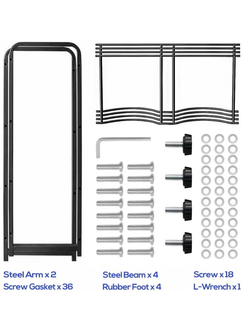 Heavy-Duty 4-Tier Water Bottle Storage Rack – 8-Bottle Freestanding Jug Holder for Home & Office