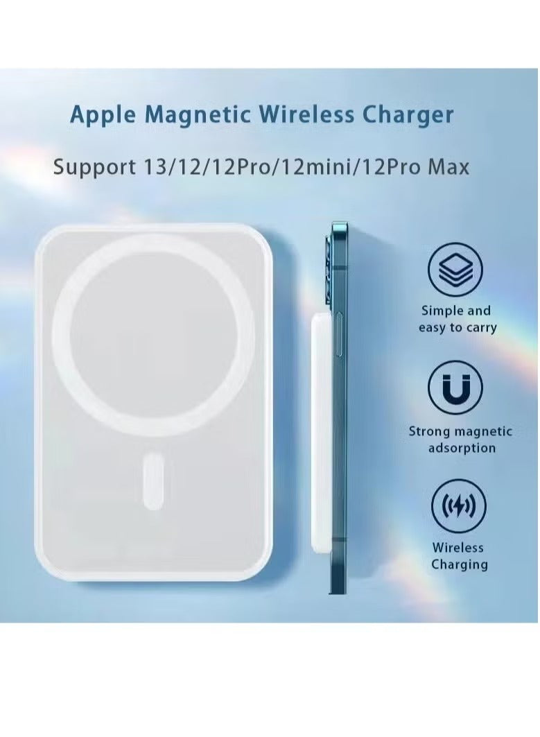 Magnetic Wireless Power Bank Charger for MagSafe - 10000 mAh