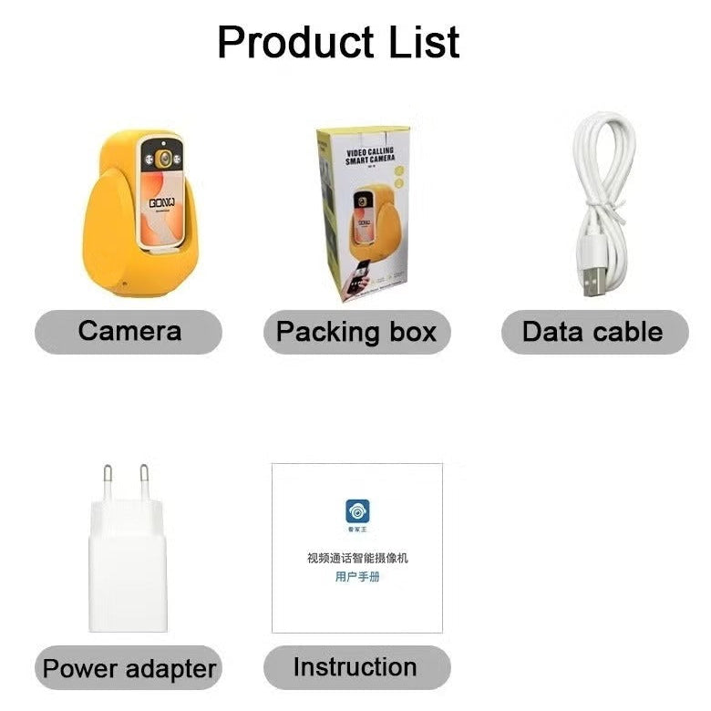 1080P Smart Video Calling Security Camera with 2.8" HD Screen & Auto Tracking