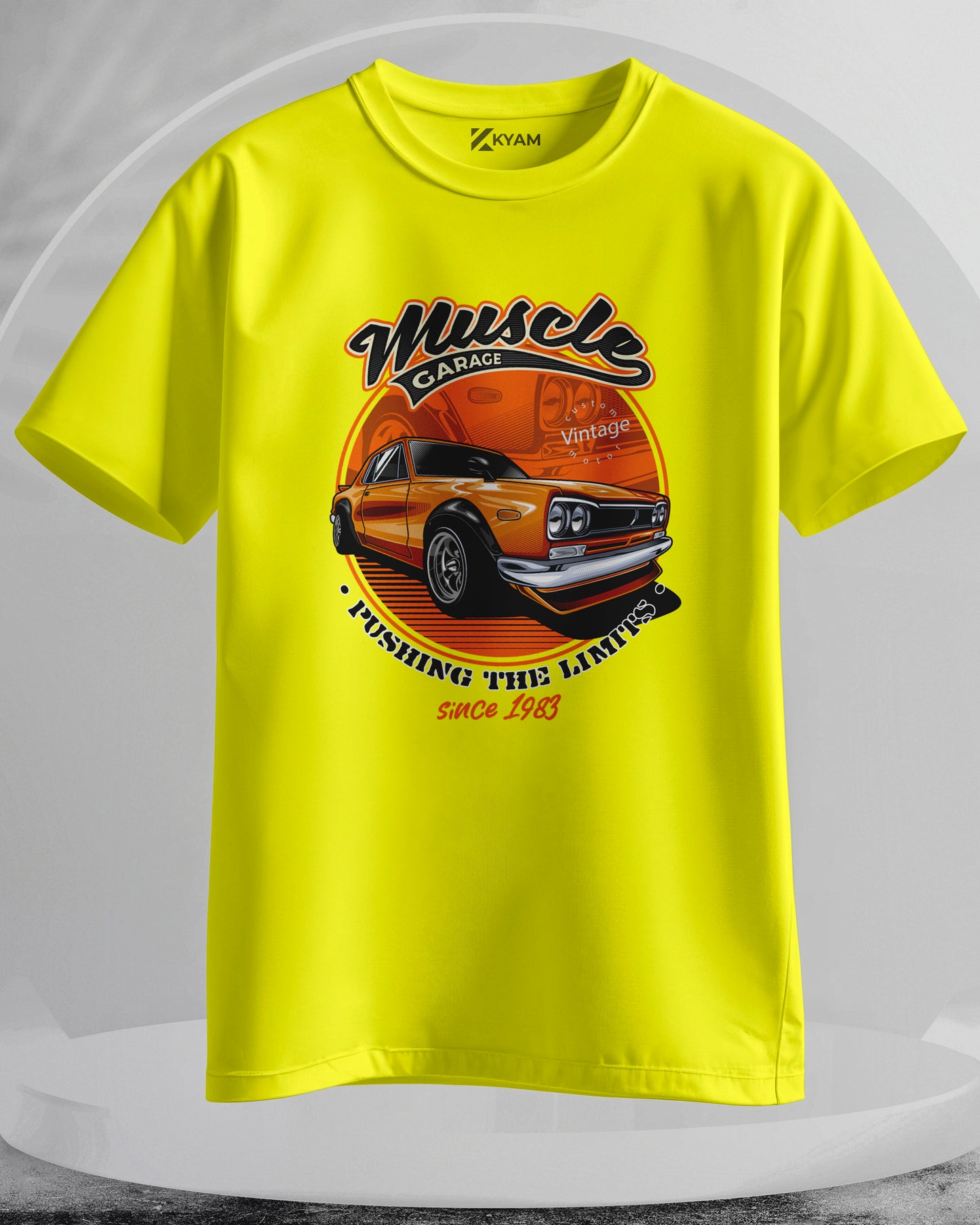 Muscle Cars - Men Stylish Printed T-Shirts – (Regular)