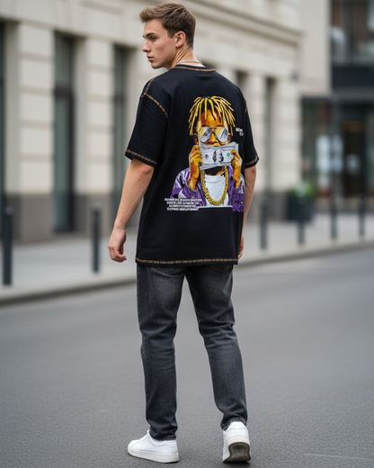 Stylish Custom Printed T-Shirt - Bold Graphic Oversized Tee