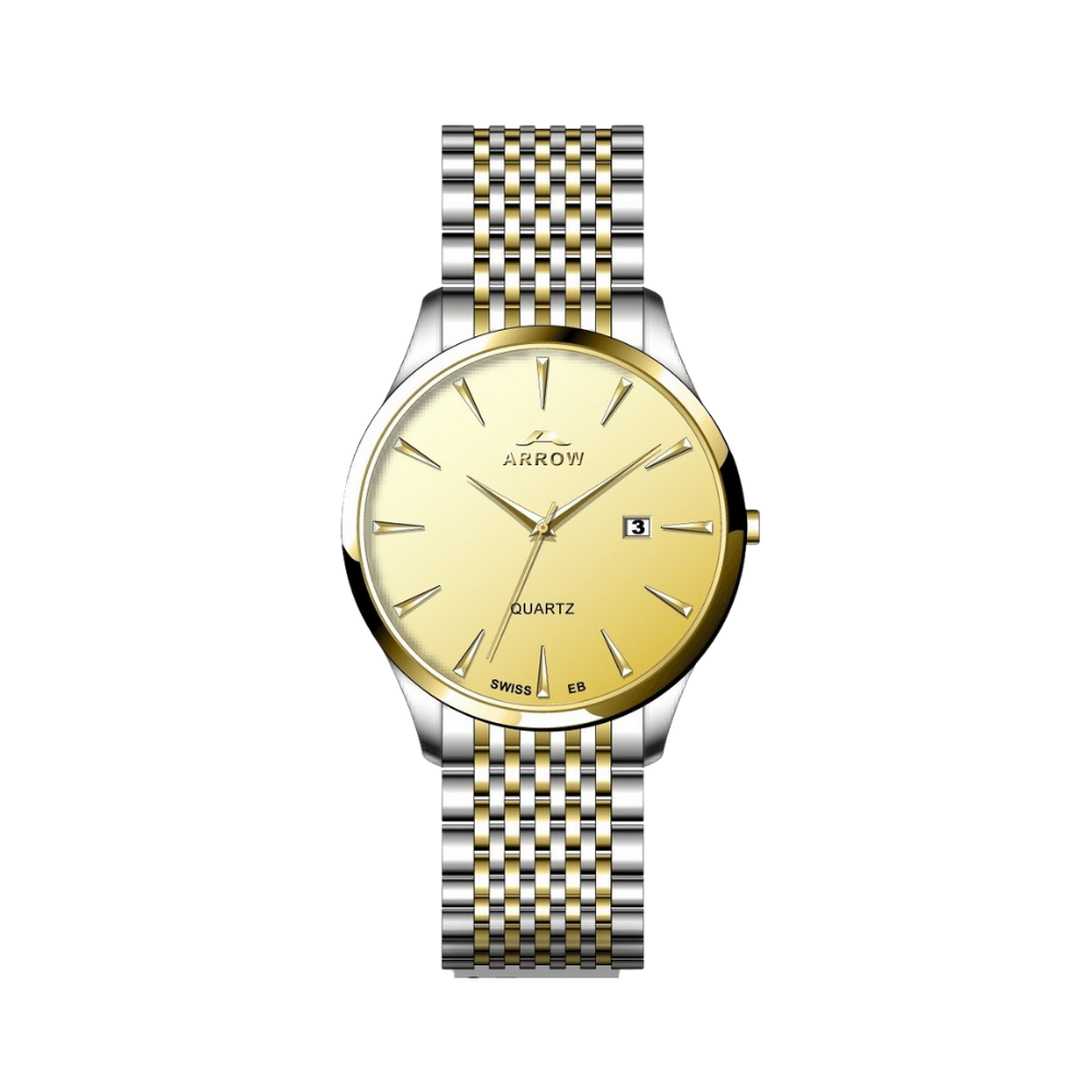 Arrow Men’s Analog Display | Stainless Steel Strap | With Color Variations (5901)-KYAMSTORE