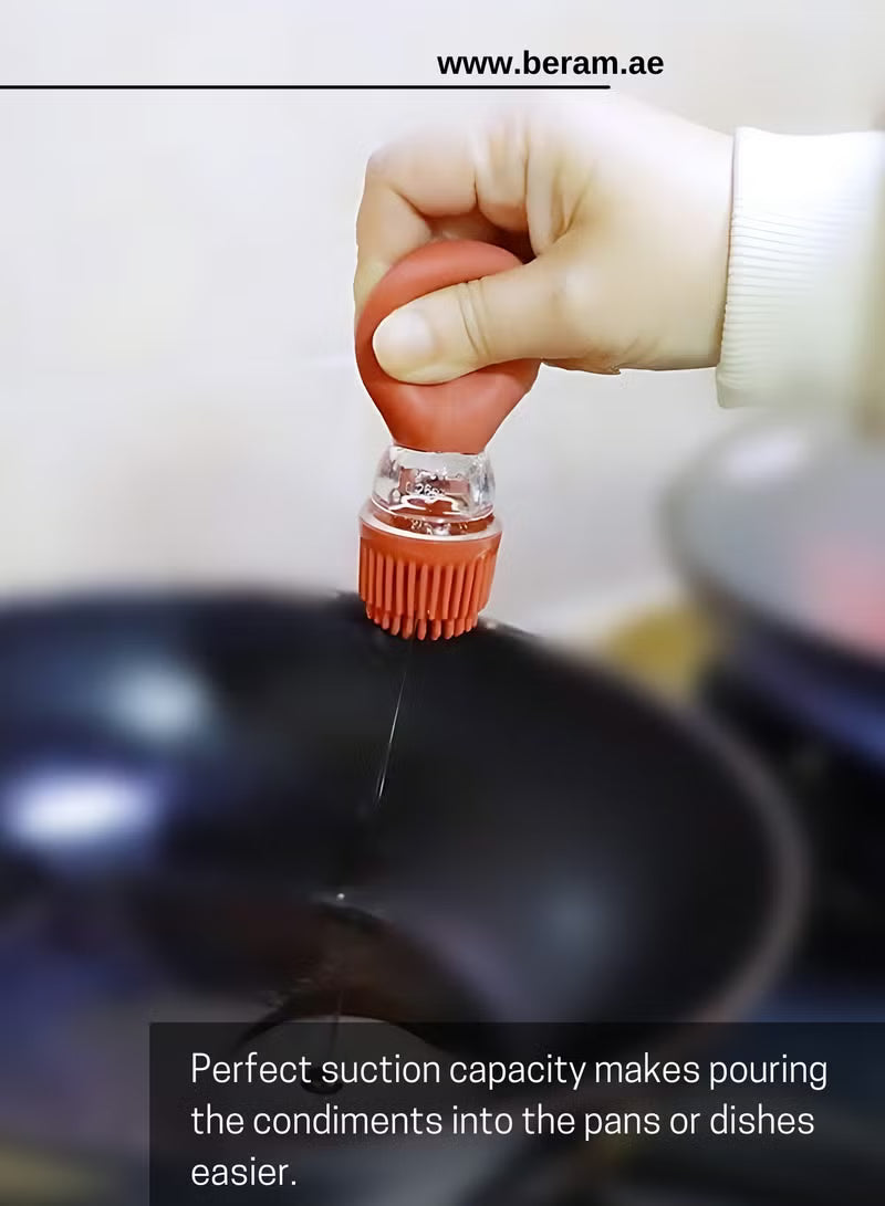 4-Piece Oil Dispenser and Silicone Basting Brush Set