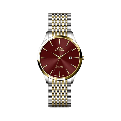 Arrow Men’s Analog Display | Stainless Steel Strap | With Color Variations (5901)-KYAMSTORE