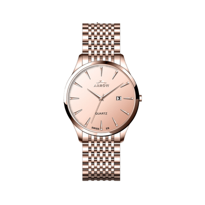 Arrow Men’s Analog Display | Stainless Steel Strap | With Color Variations (5901)-KYAMSTORE