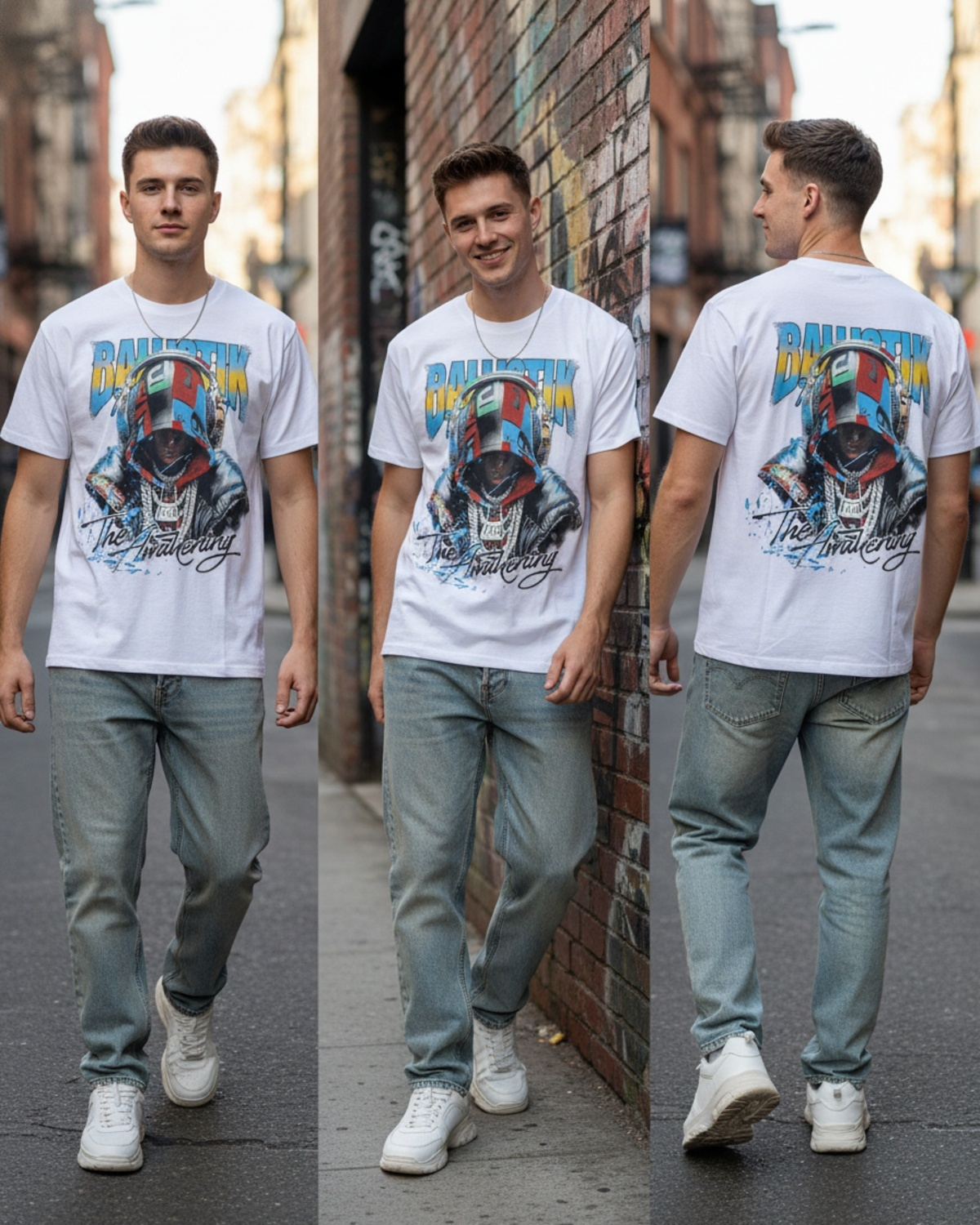 Stylish Custom Printed T-Shirt - Bold Graphic Urban Tee