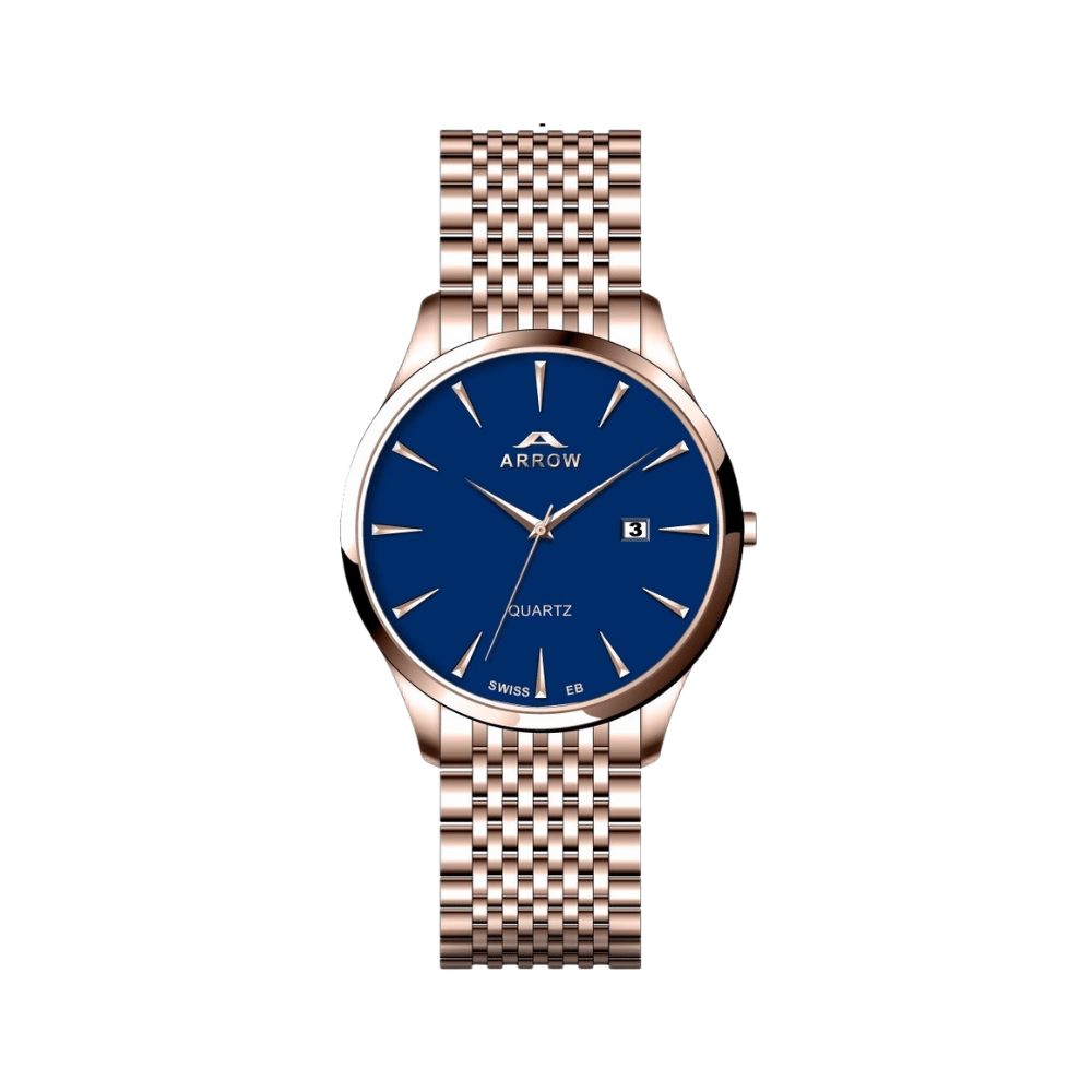 Arrow Men’s Analog Display | Stainless Steel Strap | With Color Variations (5901)-KYAMSTORE