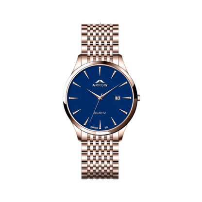Arrow Men’s Analog Display | Stainless Steel Strap | With Color Variations (5901)-KYAMSTORE