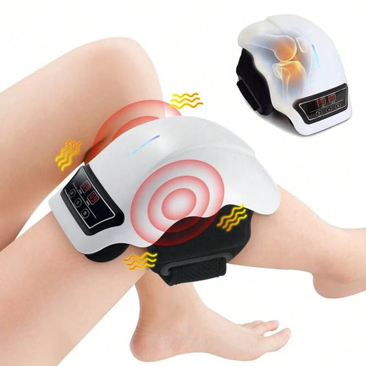 Premium Intelligent Cordless Knee Massager with Heat Therapy, Air Compression & Vibration for Joint Pain Relief