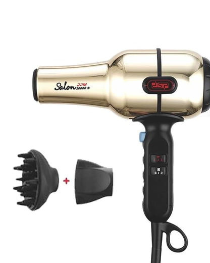 Dsp 37082 Gold Professional Air Fan Hair Dryer 2000W-KYAMSTORE