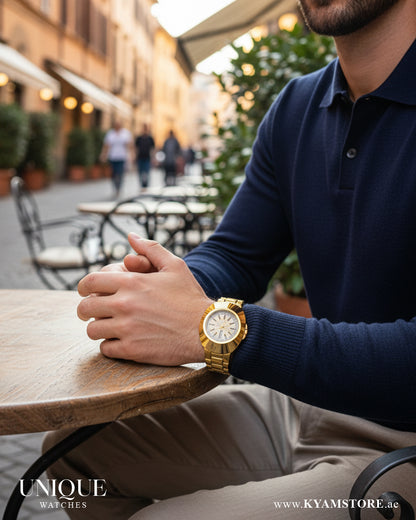 UNIQUE Men's 40mm Stainless Steel Premium Watch