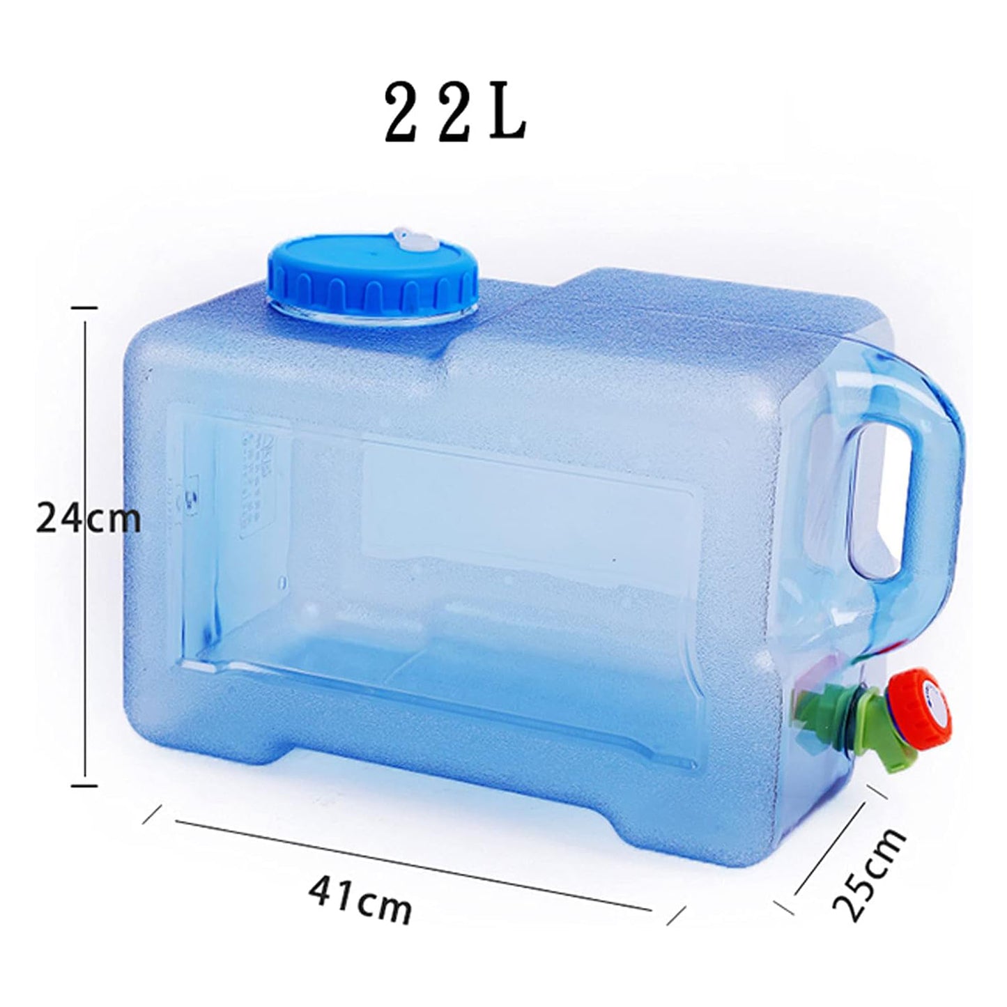 22L Portable Water Container with Rotating Faucet-KYAMSTORE