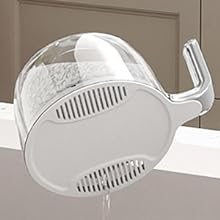 Rice Dispenser 22 Lbs (10Kg) Large Capacity, with Ten Egg Compartments & Measuring Cup