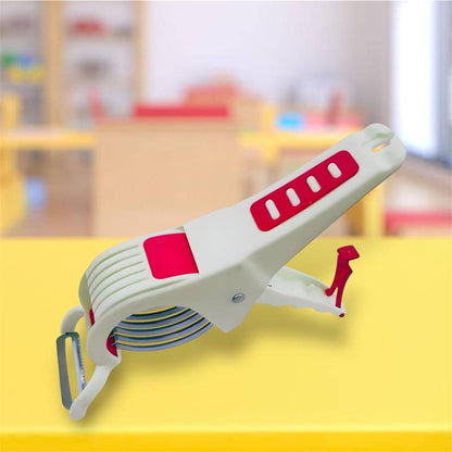 Chucklecart by NA 2 in 1 Vegetable Cutter With Peeler Kitchen Tools Vegetable & Fruit Chopper  (2 PCS vegetable cutter with peeler)-KYAMSTORE