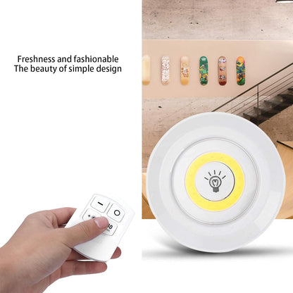 3-Pack LED COB Night Light with Remote Control-KYAMSTORE