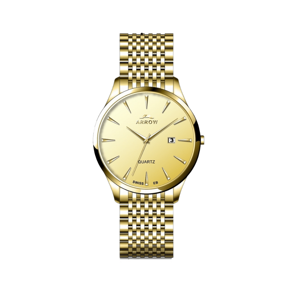 Arrow Men’s Analog Display | Stainless Steel Strap | With Color Variations (5901)-KYAMSTORE