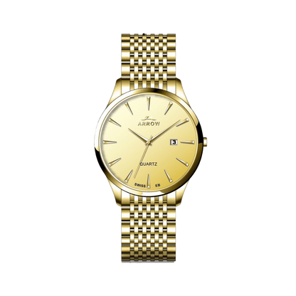 Arrow Men’s Analog Display | Stainless Steel Strap | With Color Variations (5901)-KYAMSTORE