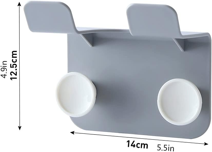 حامل مجفف الشعر، مثبت على الحائط، منظم لمستلزمات الحمام | الكمية محدودة