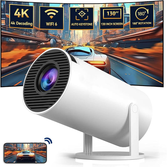 4K Mini Projector - Portable Smart Home Theater-KYAMSTORE